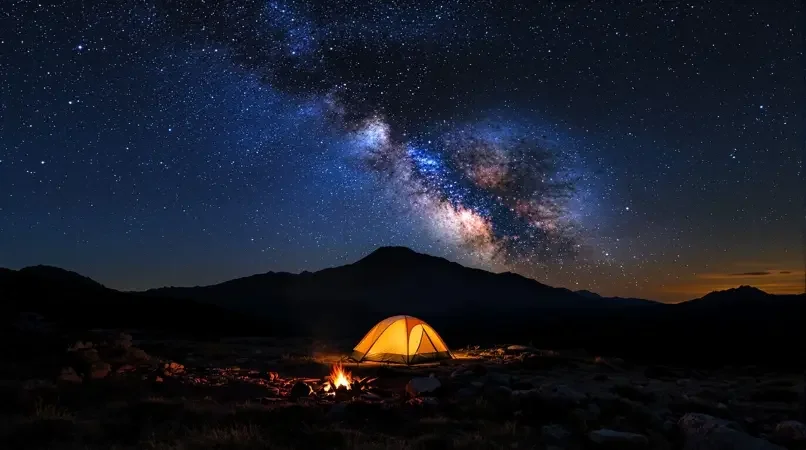 星空露营:高原银河之夜封面 星空露营:高原银河之夜封面